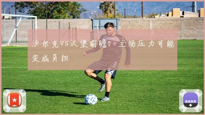 沙尔克vs汉堡前瞻:主场压力可能变成负担